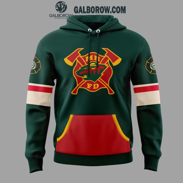 Minnesota Wild Honoring 2024 Firefighter Appreciation Night Hoodie T-Shirt