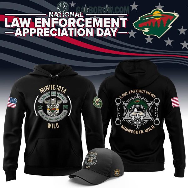 Minnesota Wild National 2024 Law Enforcement Appreciation Day Hoodie T-Shirt