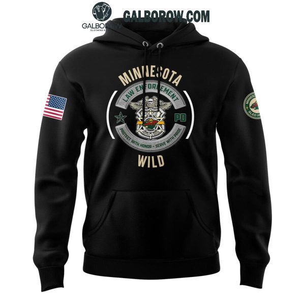 Minnesota Wild National 2024 Law Enforcement Appreciation Day Hoodie T-Shirt