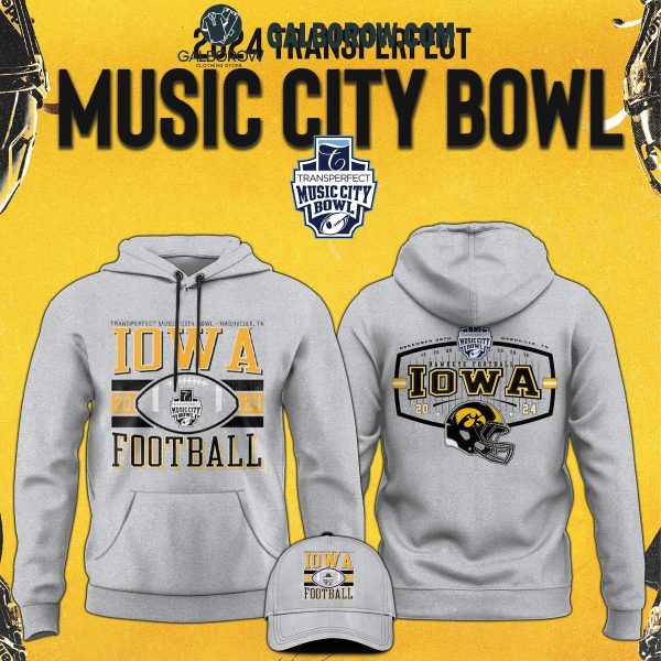 Missouri Tigers Mizzou 2024 TransPerfect Music City Bowl Grey 2024 Hoodie T-Shirt