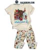 Moana 2 Disney A Journey Christmas 2024 Fleece Pajamas Set Blue