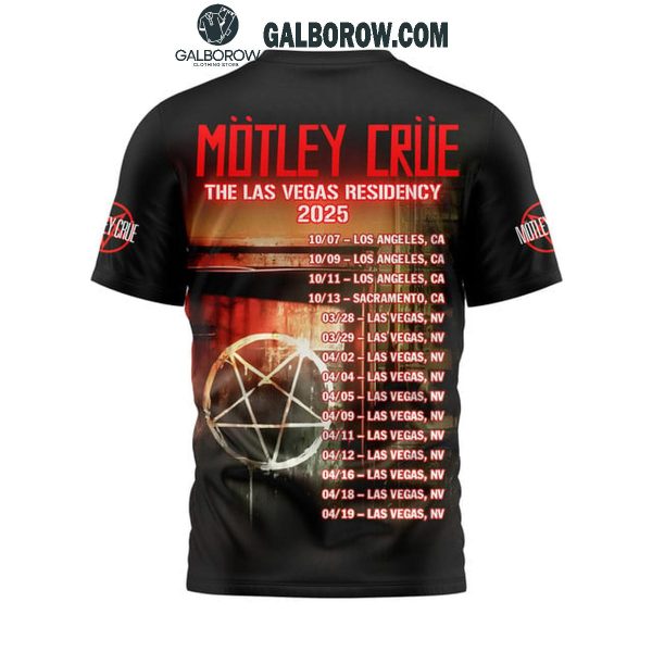 Motley Crue The Las Vegas Residency 2025 Tour Hoodie T-Shirt