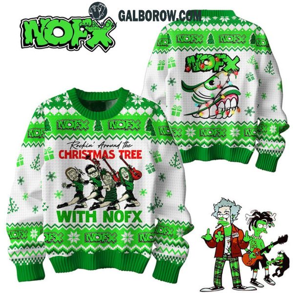 NOFX Rockin’ Around The Christmas Tree Ugly Sweater