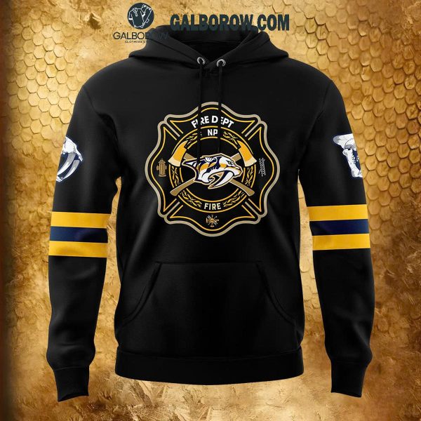 Nashville Predators Honoring 2024 Firefighter Appreciation Night Hoodie T-Shirt