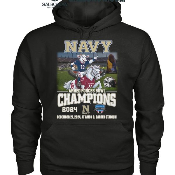 Navy Midshipmen Armed Forces Bowl Champions T Shirt