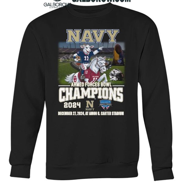 Navy Midshipmen Armed Forces Bowl Champions T Shirt