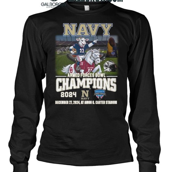 Navy Midshipmen Armed Forces Bowl Champions T Shirt