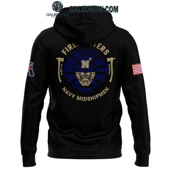 Navy Midshipmen Celebration Of 2024 Firefighter Appreciation Night Hoodie T-Shirt