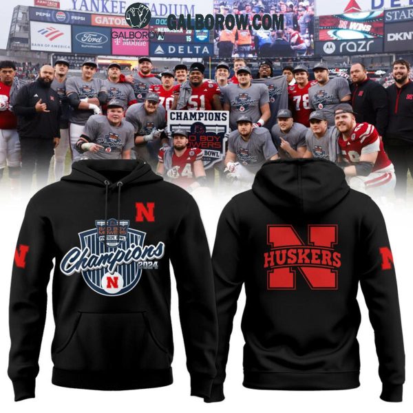 Nebraska Cornhuskers 2024 Celebrating Pinstripe Bowl Hoodie T-Shirt