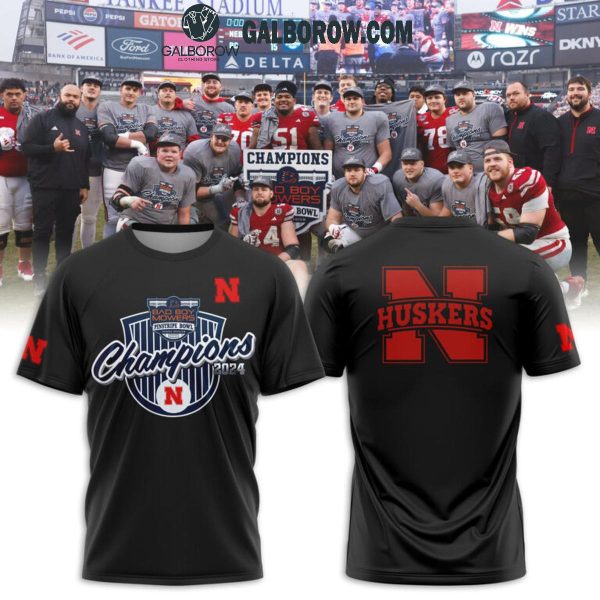 Nebraska Cornhuskers 2024 Celebrating Pinstripe Bowl Hoodie T-Shirt