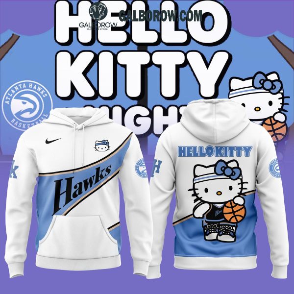 New Atlanta Hawks x Hello Kitty Hoodie T Shirt