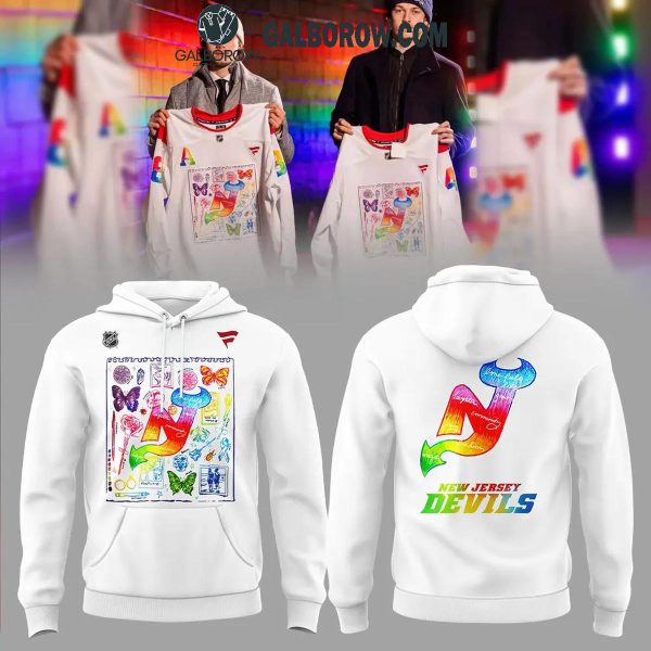 New Jersey Devils 2024 Pride Night And Day Celebration Hoodie T-Shirt