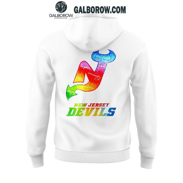 New Jersey Devils 2024 Pride Night And Day Celebration Hoodie T-Shirt