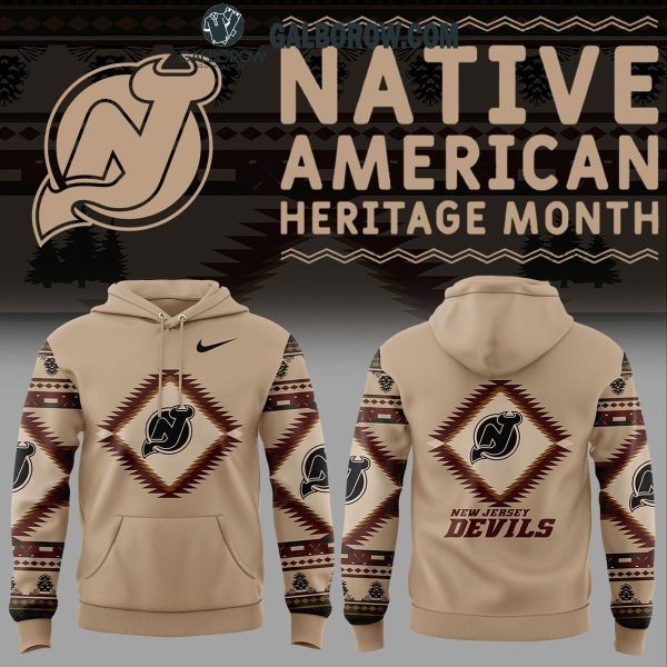 New Jersey Devils Native American Heritage Hoodie T Shirt