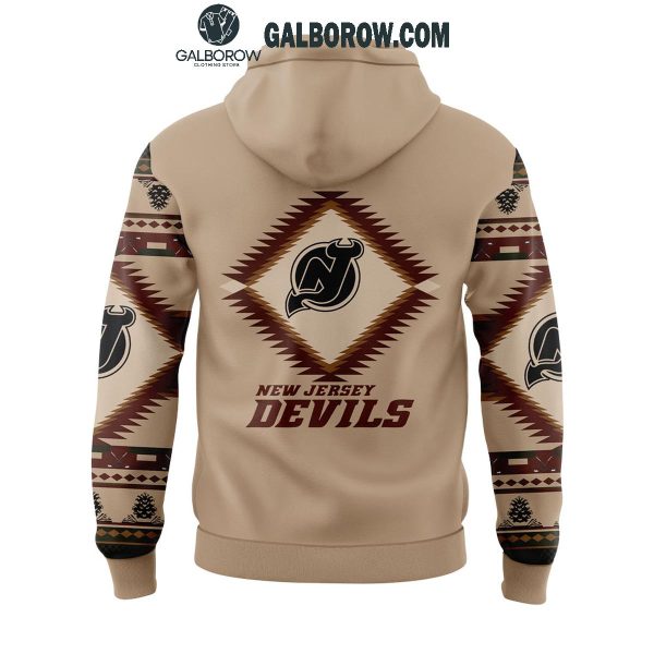 New Jersey Devils Native American Heritage Hoodie T Shirt