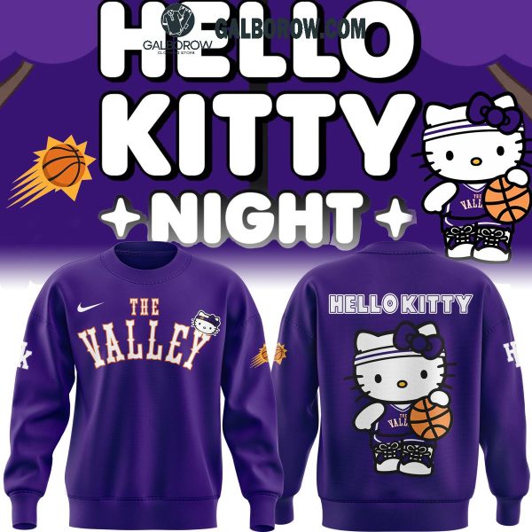 New Phoenix Suns x Hello Kitty Hoodie T Shirt