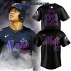 New York Mets Juan Soto 2025 Do The Soto Shuffle Blue Baseball Jersey