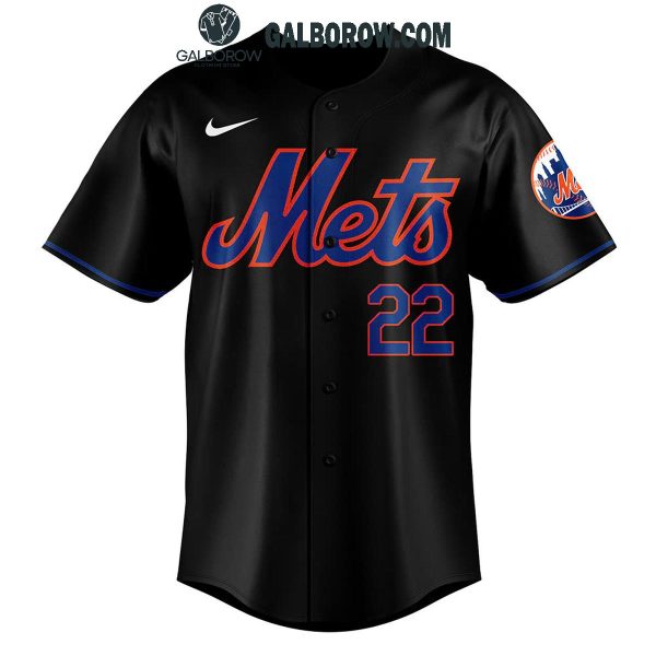 New York Mets Juan Soto 2025 Do The Soto Shuffle Baseball Jersey Black