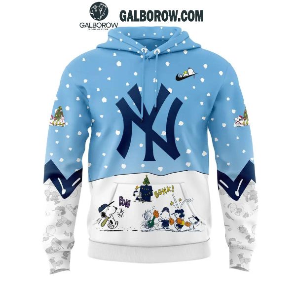 New York Yankees 2024 Peanuts Baseball Snoopy Holidays Hoodie T-Shirt