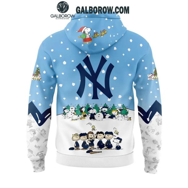 New York Yankees 2024 Peanuts Baseball Snoopy Holidays Hoodie T-Shirt