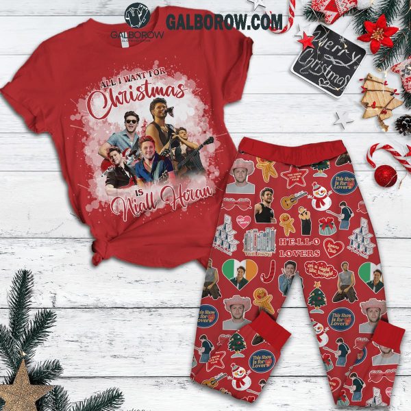 Nial Horan Is All I Want For Christmas 2024 The Show Fleece Pajamas Set