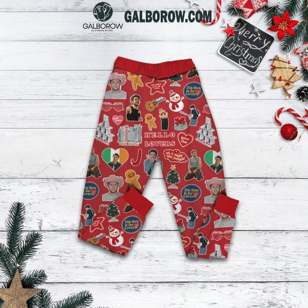 Nial Horan Is All I Want For Christmas 2024 The Show Fleece Pajamas Set