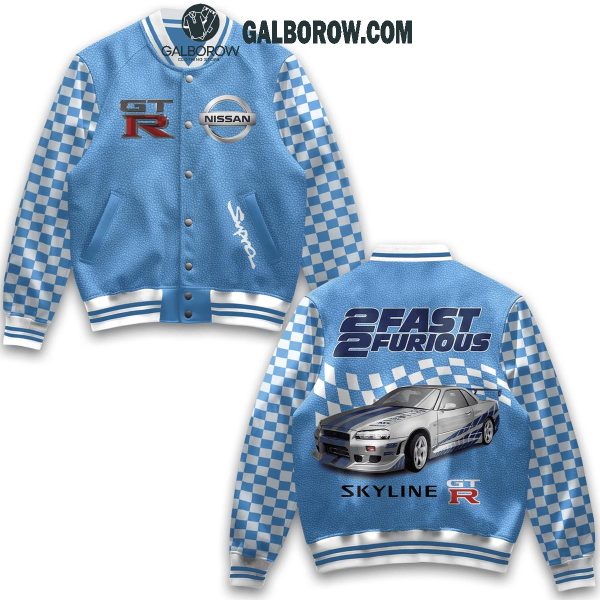 Nissan Too Fast To Furious 2024 Skyline Baseball Jacket