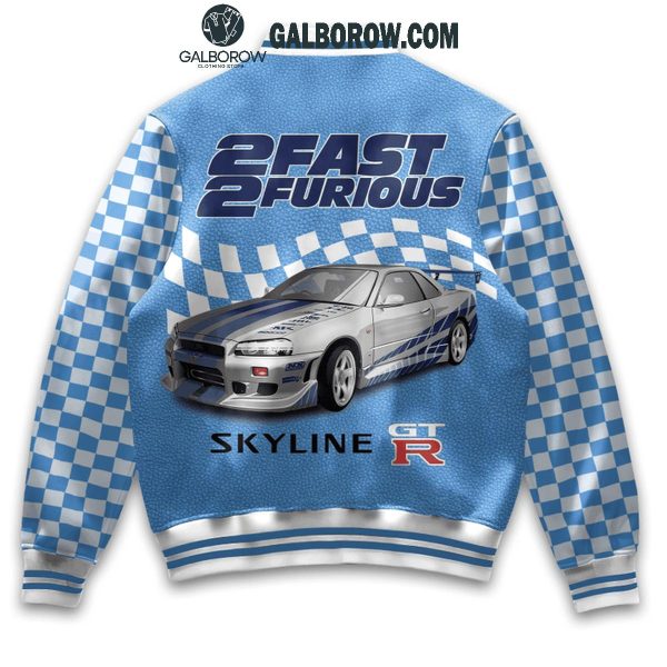 Nissan Too Fast To Furious 2024 Skyline Baseball Jacket