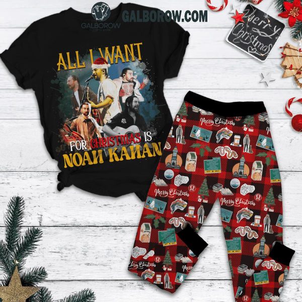 Noah Kahan Is All I Want For Christmas Fleece Pajamas Set