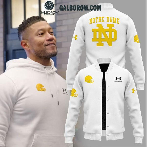 Notre Dame Fighting Irish Coach Marcus Freeman 2025 Baseball Jacket