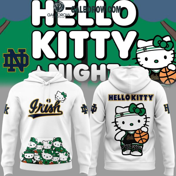 Notre Dame Fighting Irish Hello Kitty 2024 Worldwide Celebration Hoodie T-Shirt