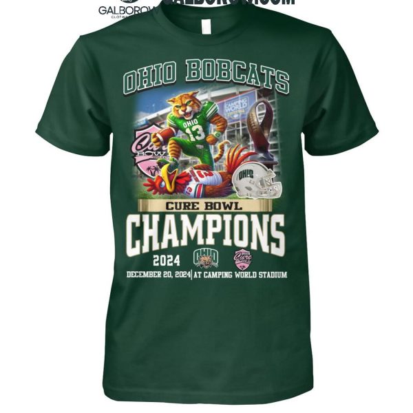 Ohio Bobcats Cure Bowl Champions 2024 It’s Celebration T-Shirt