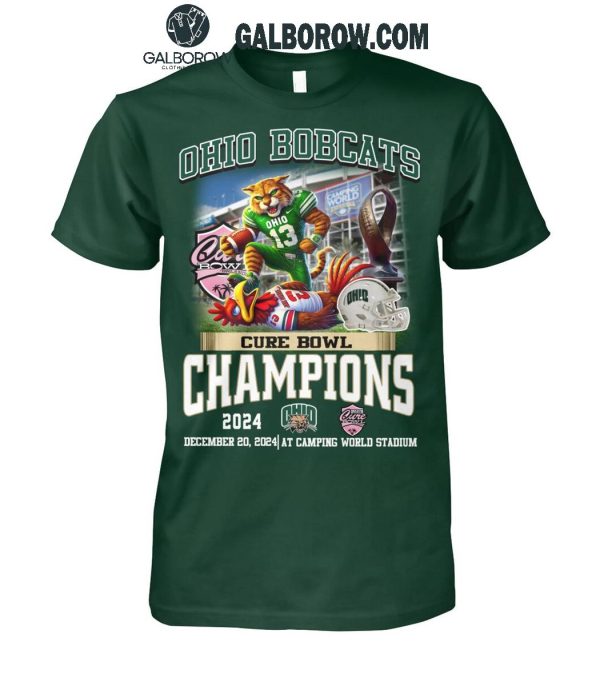 Ohio Bobcats Cure Bowl Champions 2024 It’s Celebration T-Shirt