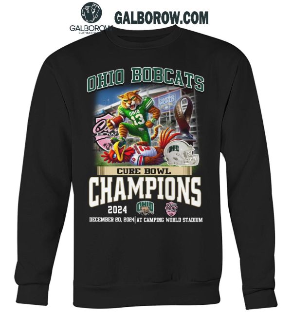 Ohio Bobcats Cure Bowl Champions 2024 It’s Celebration T-Shirt