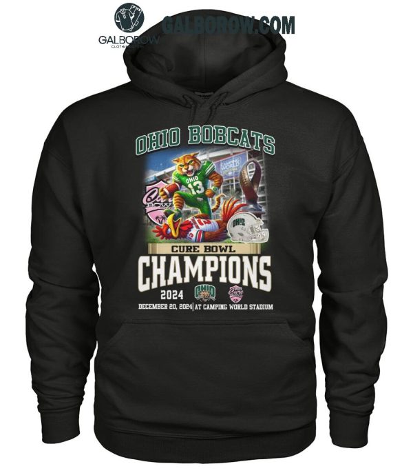 Ohio Bobcats Cure Bowl Champions 2024 It’s Celebration T-Shirt