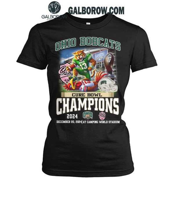 Ohio Bobcats Cure Bowl Champions 2024 It’s Celebration T-Shirt