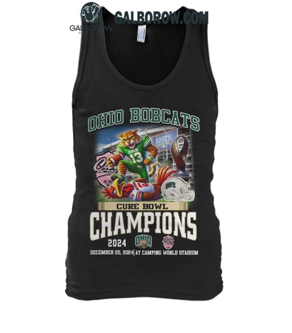 Ohio Bobcats Cure Bowl Champions 2024 It’s Celebration T-Shirt