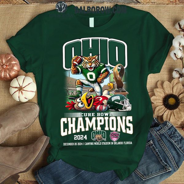 Ohio Bobcats Cure Bowl Champions Of 2024 Proud T-Shirt