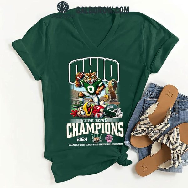 Ohio Bobcats Cure Bowl Champions Of 2024 Proud T-Shirt