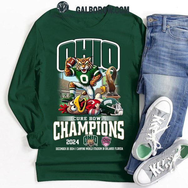 Ohio Bobcats Cure Bowl Champions Of 2024 Proud T-Shirt