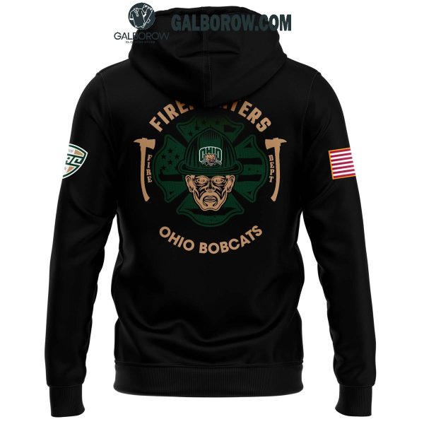 Ohio Bobcats Football Firefighter Honor 2024 Hoodie T-Shirt