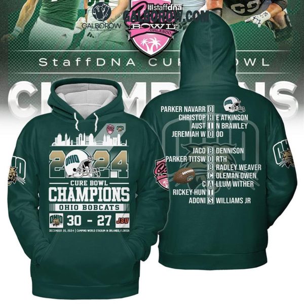 Ohio Bobcats Honor Cure Bowl Champs 2024 Hoodie T-Shirt