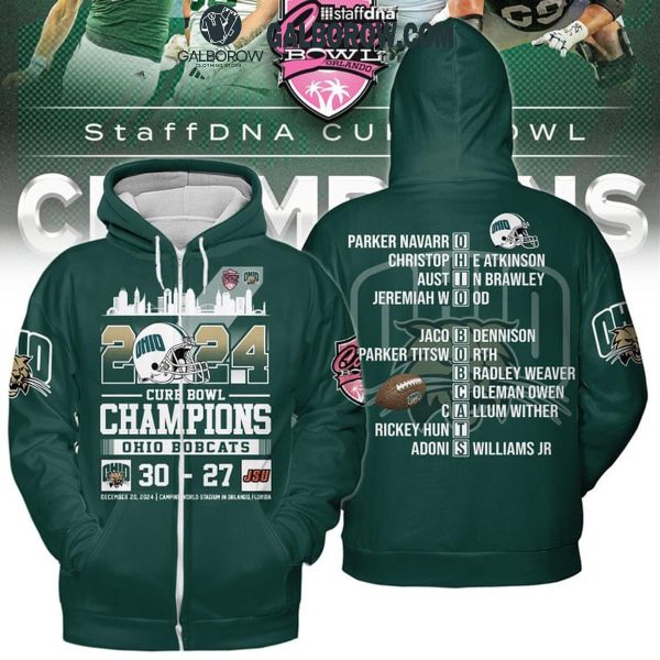 Ohio Bobcats Honor Cure Bowl Champs 2024 Hoodie T-Shirt