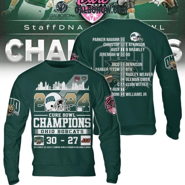 Ohio Bobcats Honor Cure Bowl Champs 2024 Hoodie T-Shirt