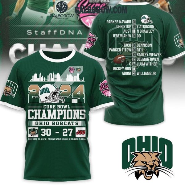 Ohio Bobcats Honor Cure Bowl Champs 2024 Hoodie T-Shirt