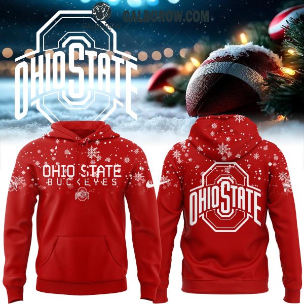 Ohio State Buckeyes 2024 Football Christmas First Snow Hoodie T-Shirt