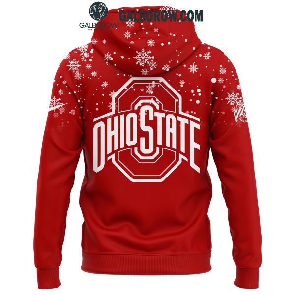 Ohio State Buckeyes 2024 Football Christmas First Snow Hoodie T-Shirt