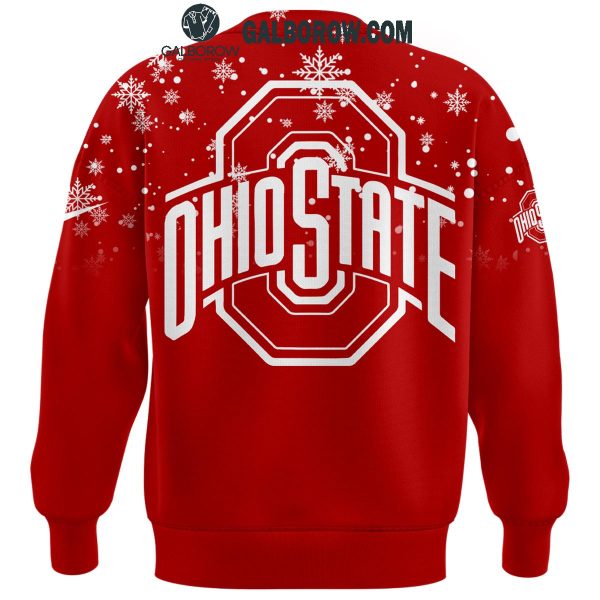 Ohio State Buckeyes 2024 Football Christmas First Snow Hoodie T-Shirt