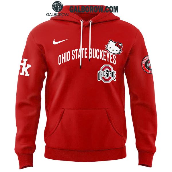 Ohio State Buckeyes 2024 Hello Kitty 50 Season’s Greeting Hoodie T-Shirt