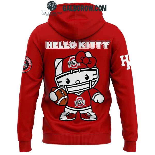 Ohio State Buckeyes 2024 Hello Kitty 50 Season’s Greeting Hoodie T-Shirt